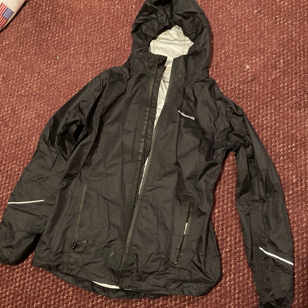 Rain coat.